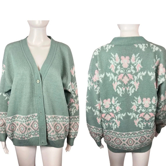 Vintage Sweaters - Vintage Tarazzia Cardigan